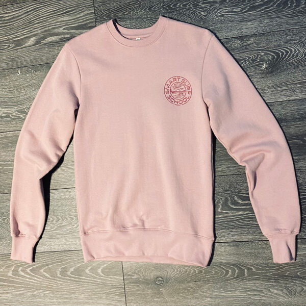 Pastel pink sweatshirt front